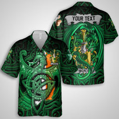 Boyle or O Boyle Hawaiian Shirts The Green Dragon Of Ireland Style