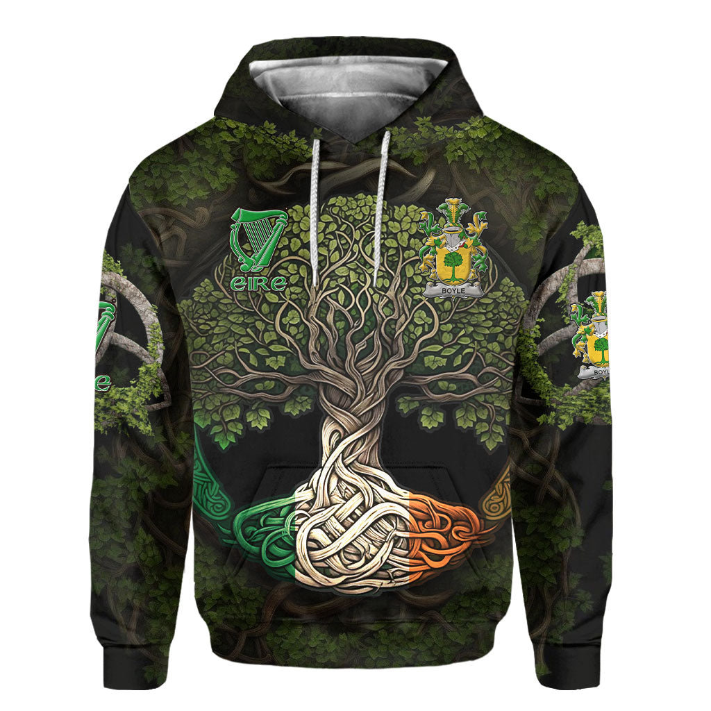 Boyle or O Boyle Hoodies Ireland Is My Root Style