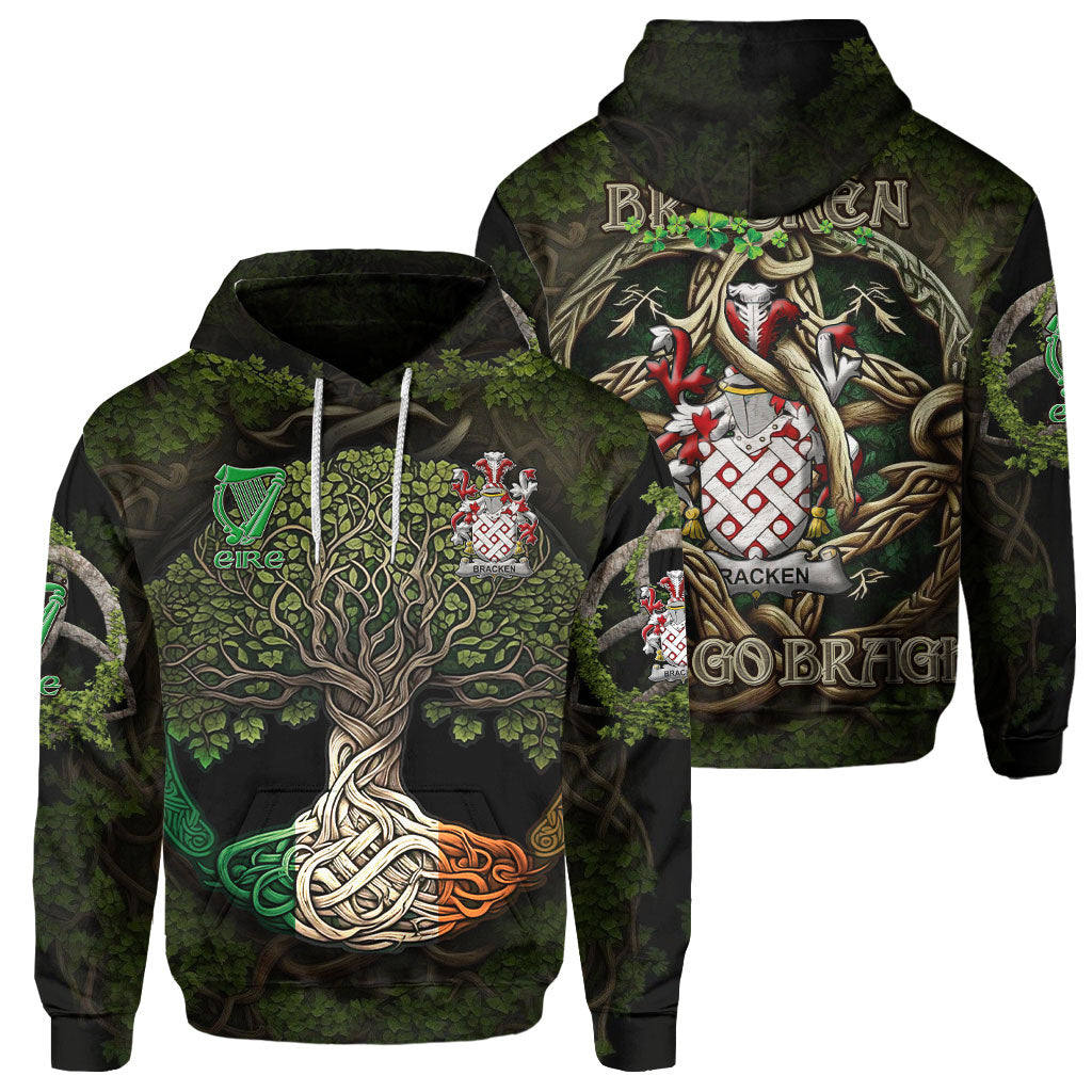 Bracken or O Bracken Hoodies Ireland Is My Root Style