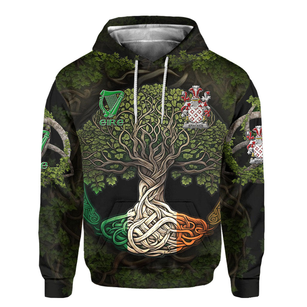 Bracken or O Bracken Hoodies Ireland Is My Root Style