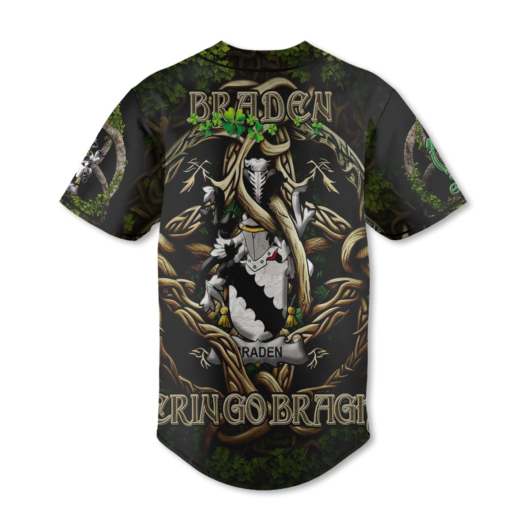 Braden or O Braden Baseball Jerseys Ireland Is My Root Style