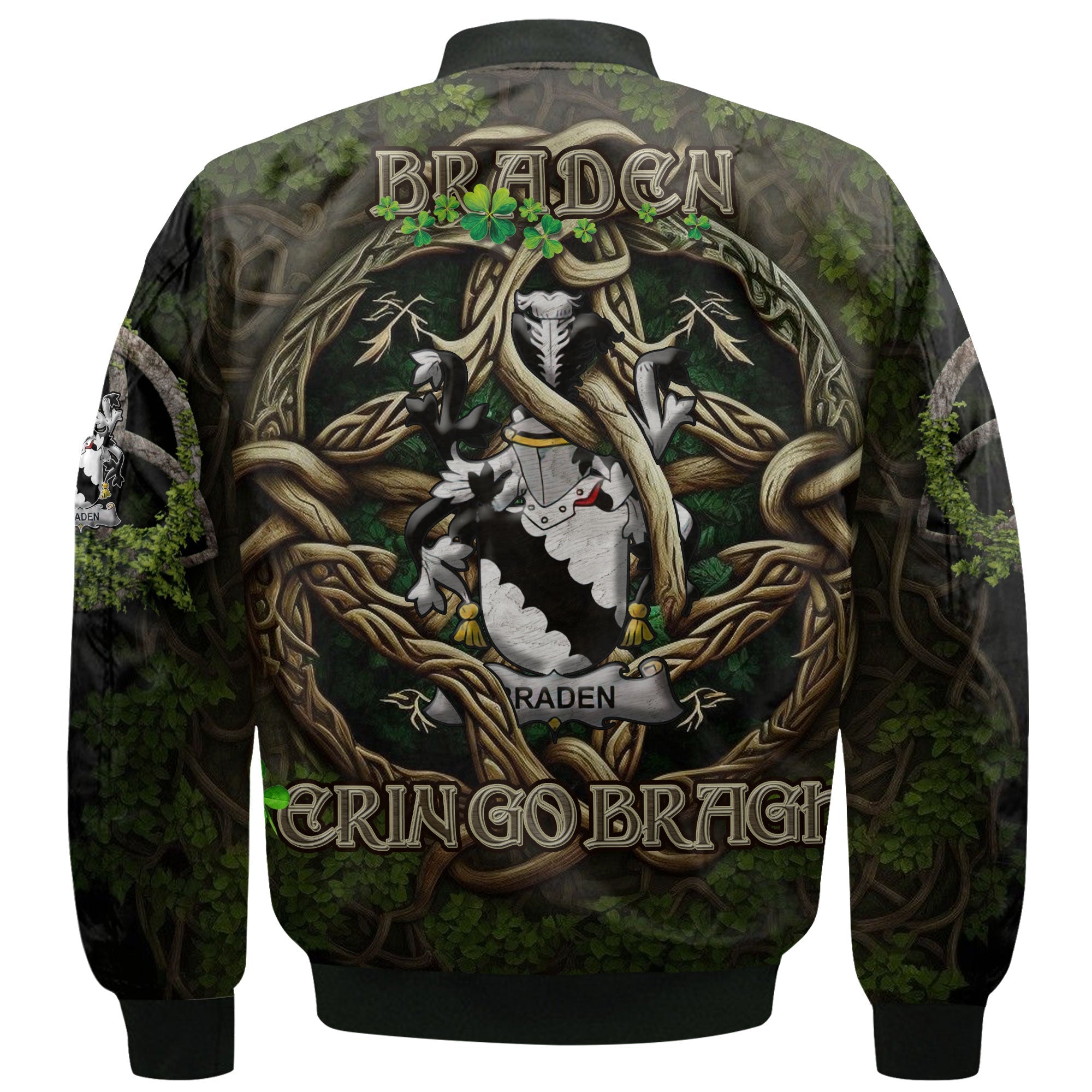 Braden or O Braden Bomber Jackets Ireland Is My Root Style