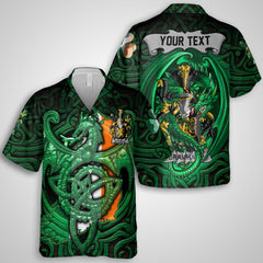 Bramhall Hawaiian Shirts The Green Dragon Of Ireland Style