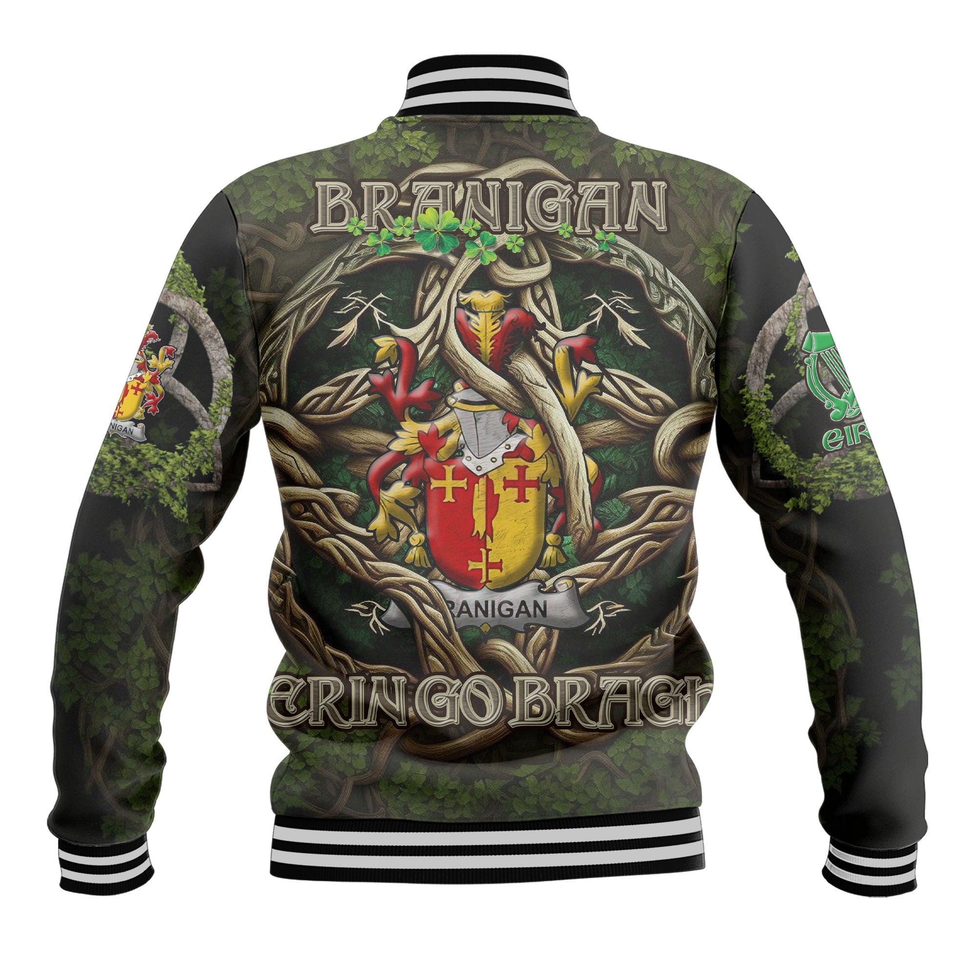 Branigan or O Branagan Baseball Jackets Ireland Is My Root Style