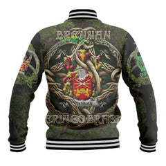 Brennan or O Brennan Baseball Jackets Ireland Is My Root Style