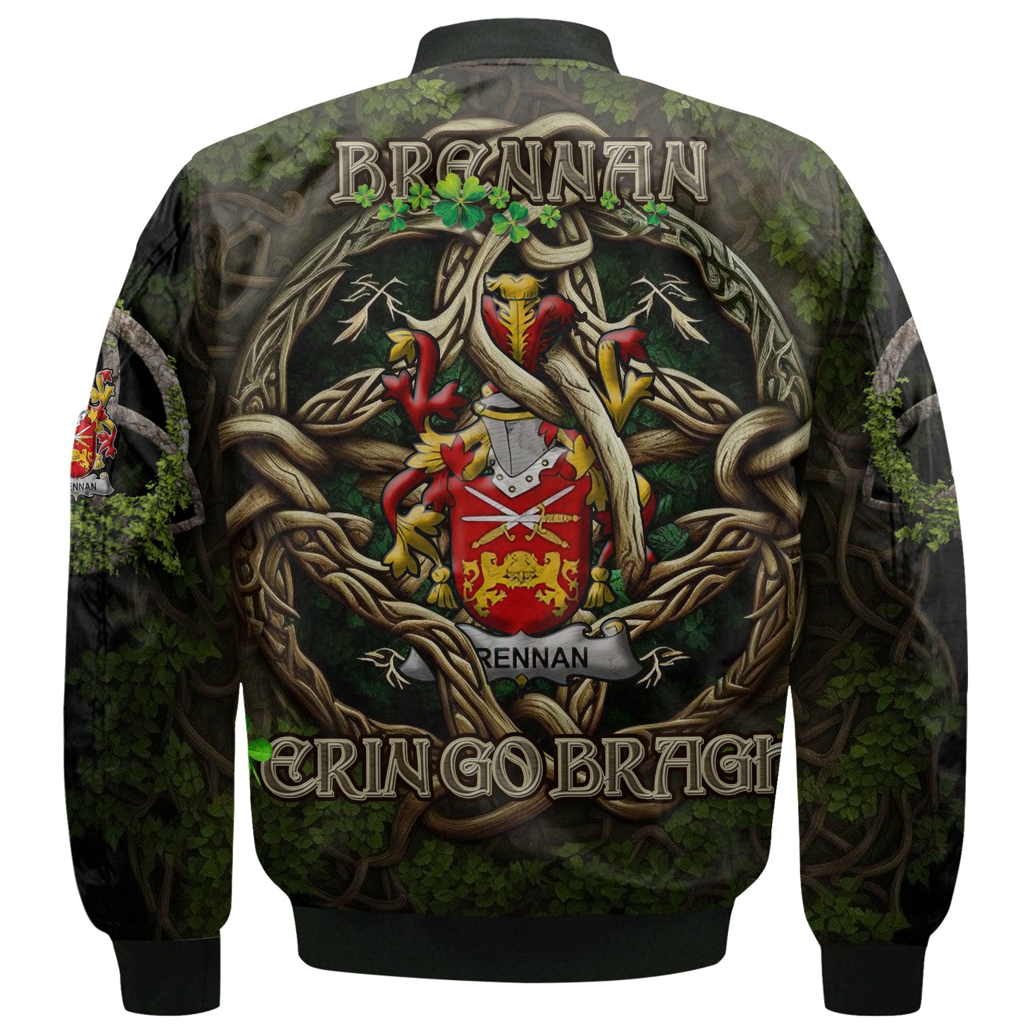 Brennan or O Brennan Bomber Jackets Ireland Is My Root Style