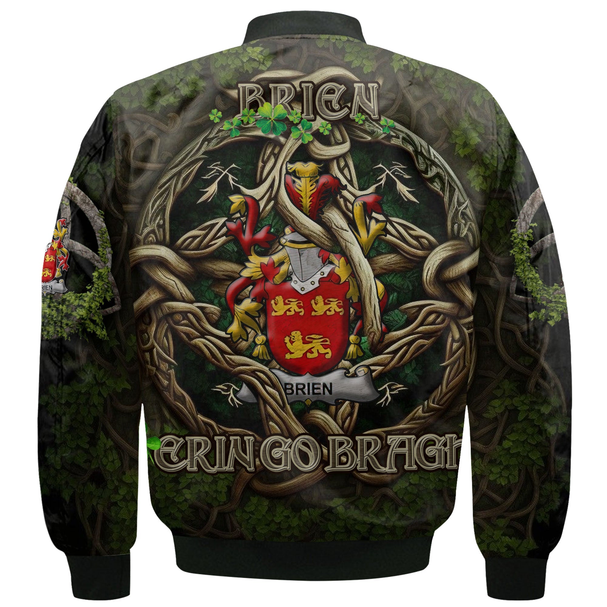 Brien or Bryan Bomber Jackets Ireland Is My Root Style