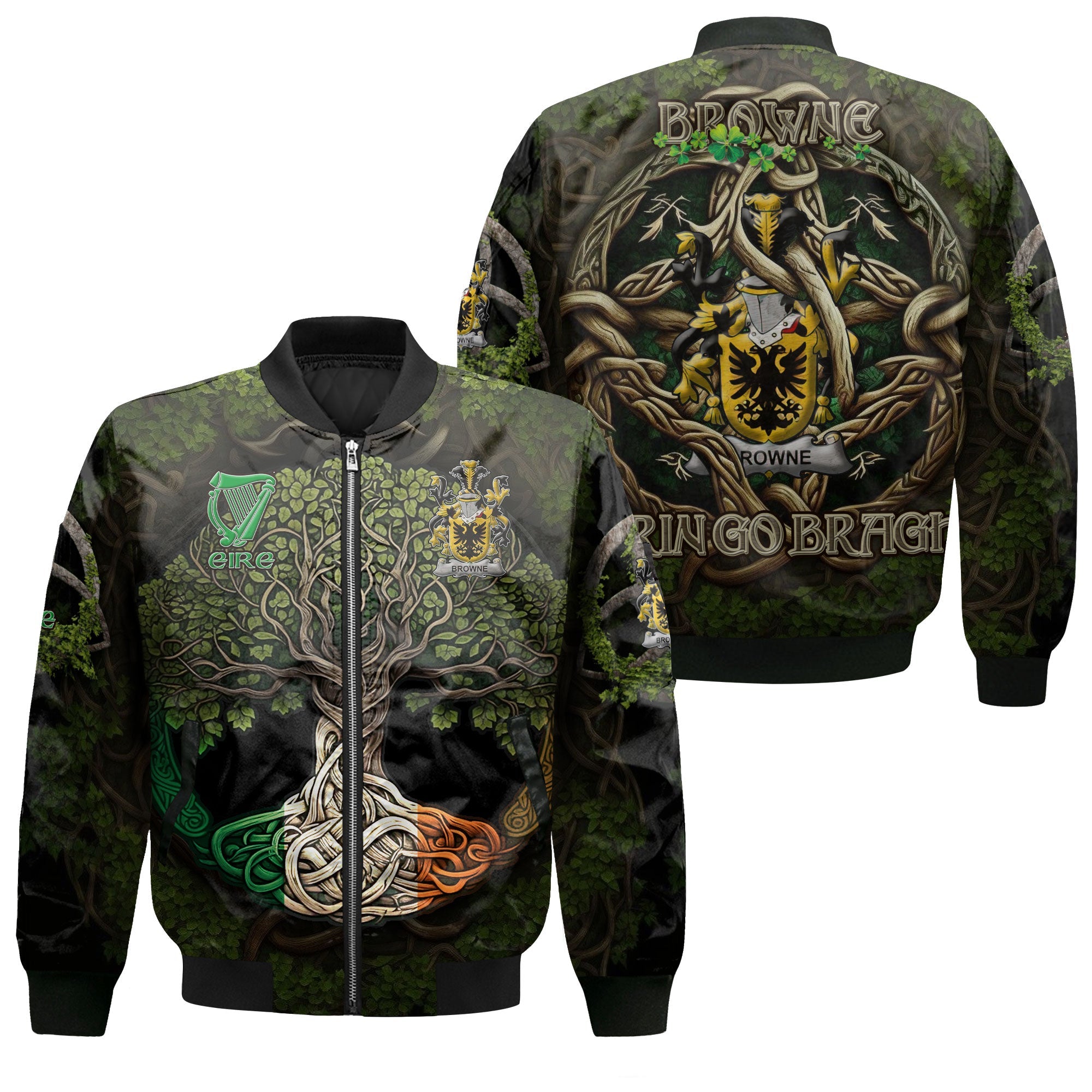 Browne Bomber Jackets Ireland Is My Root Style