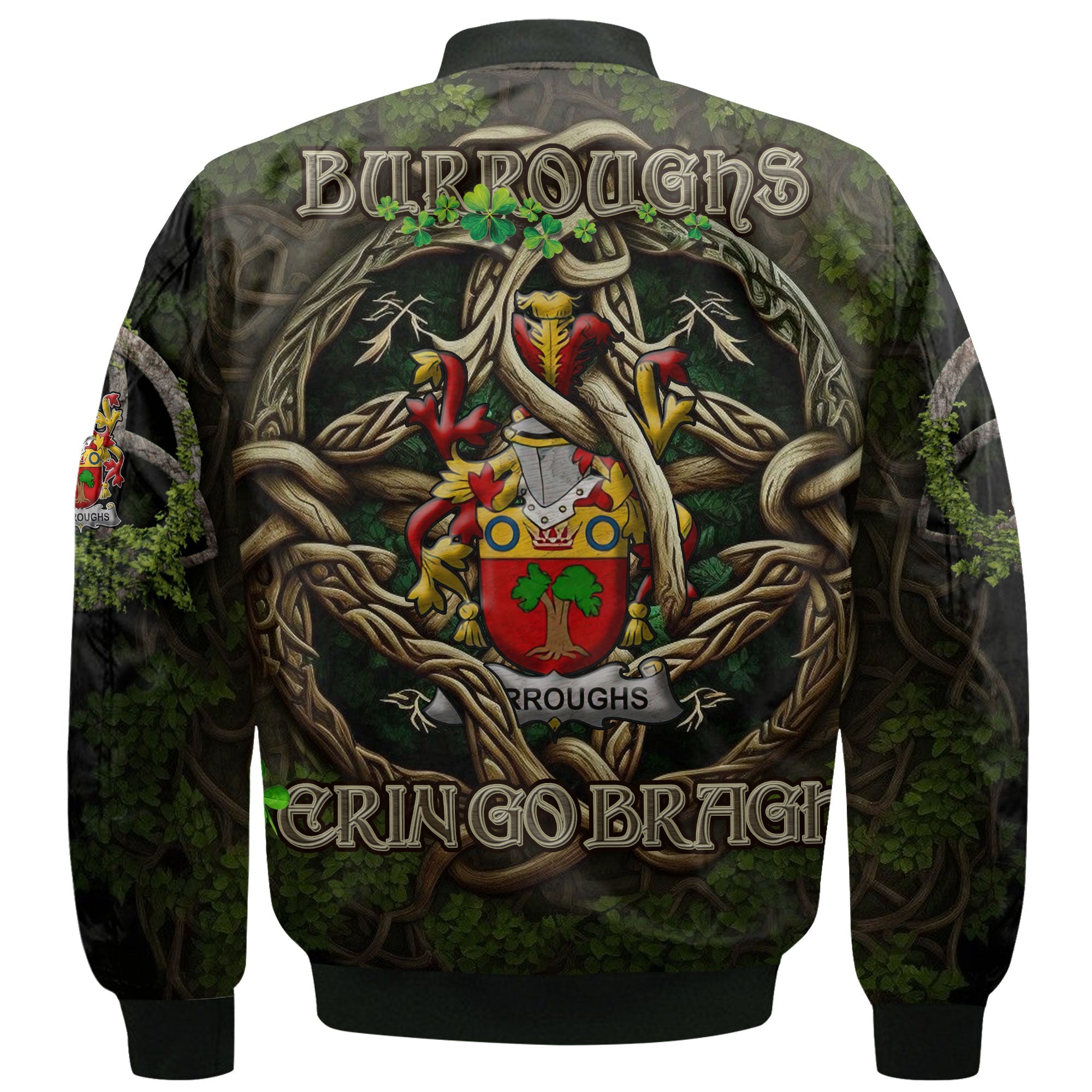 Burroughs Bomber Jackets Ireland Is My Root Style