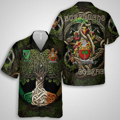 Burroughs Hawaiian Shirts Ireland Is My Root Style