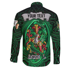 Burroughs Long Sleeve Button Shirts The Green Dragon Of Ireland Style