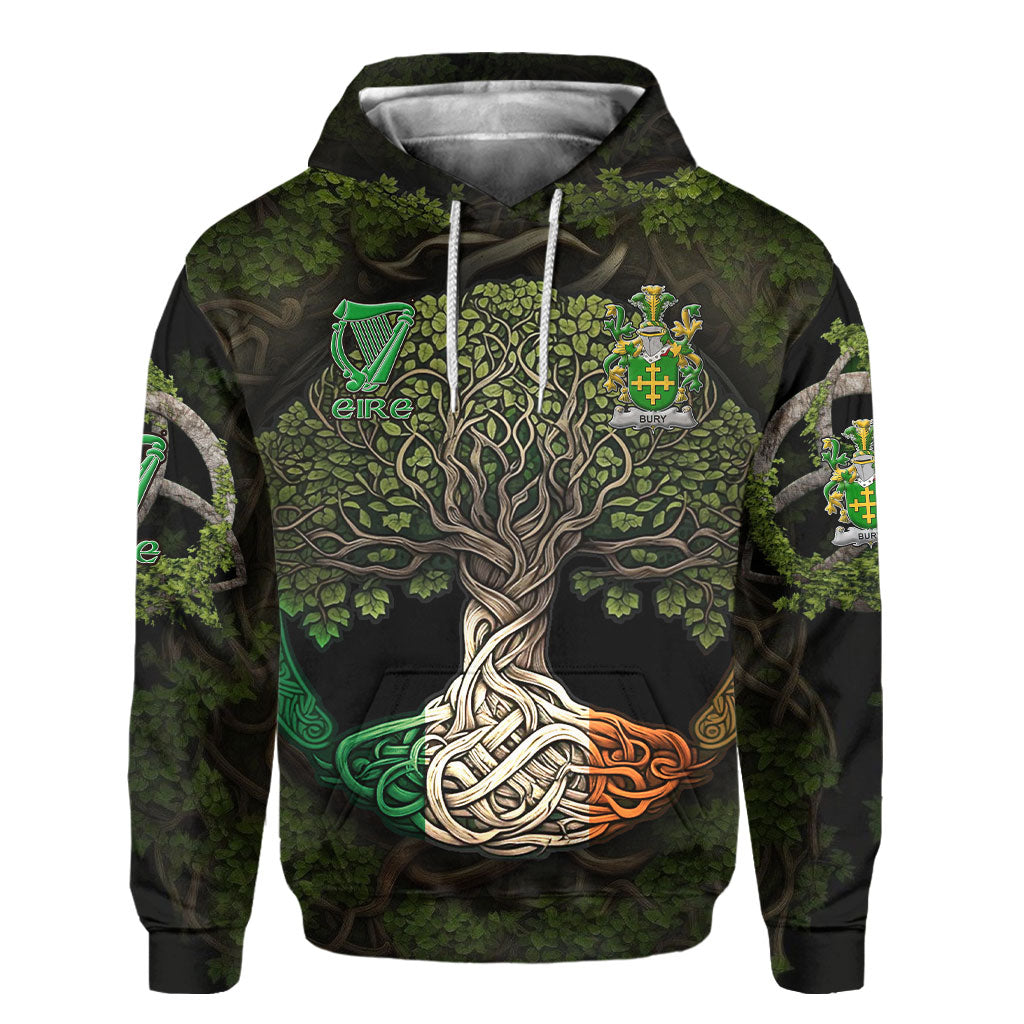 Bury or Berry Hoodies Ireland Is My Root Style