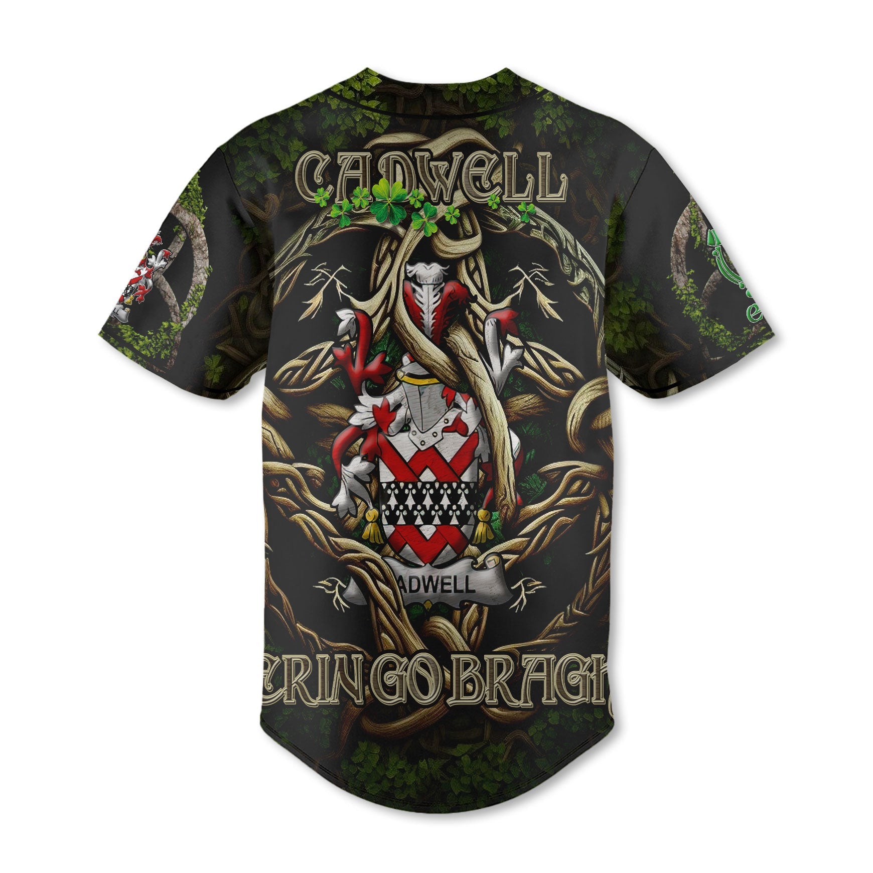 Cadwell or Caddell Baseball Jerseys Ireland Is My Root Style