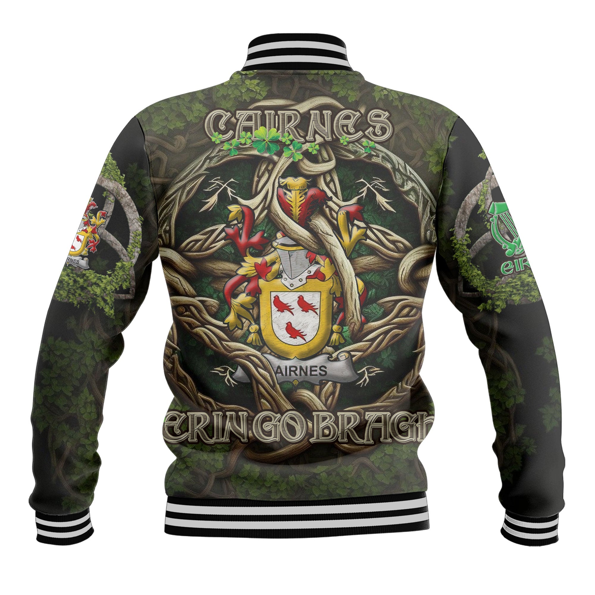 Cairnes Baseball Jackets Ireland Is My Root Style