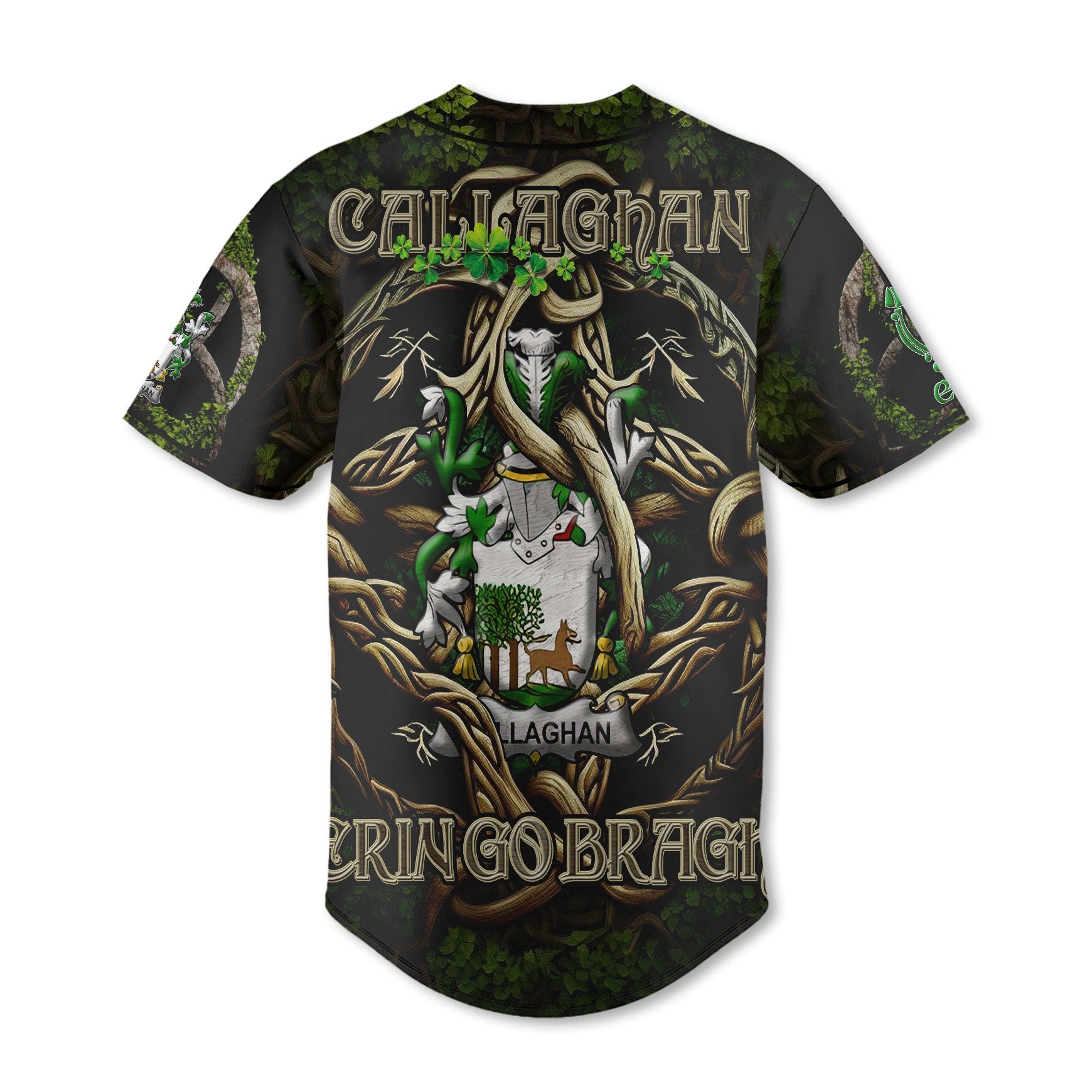 Callaghan or O Callaghan Baseball Jerseys Ireland Is My Root Style