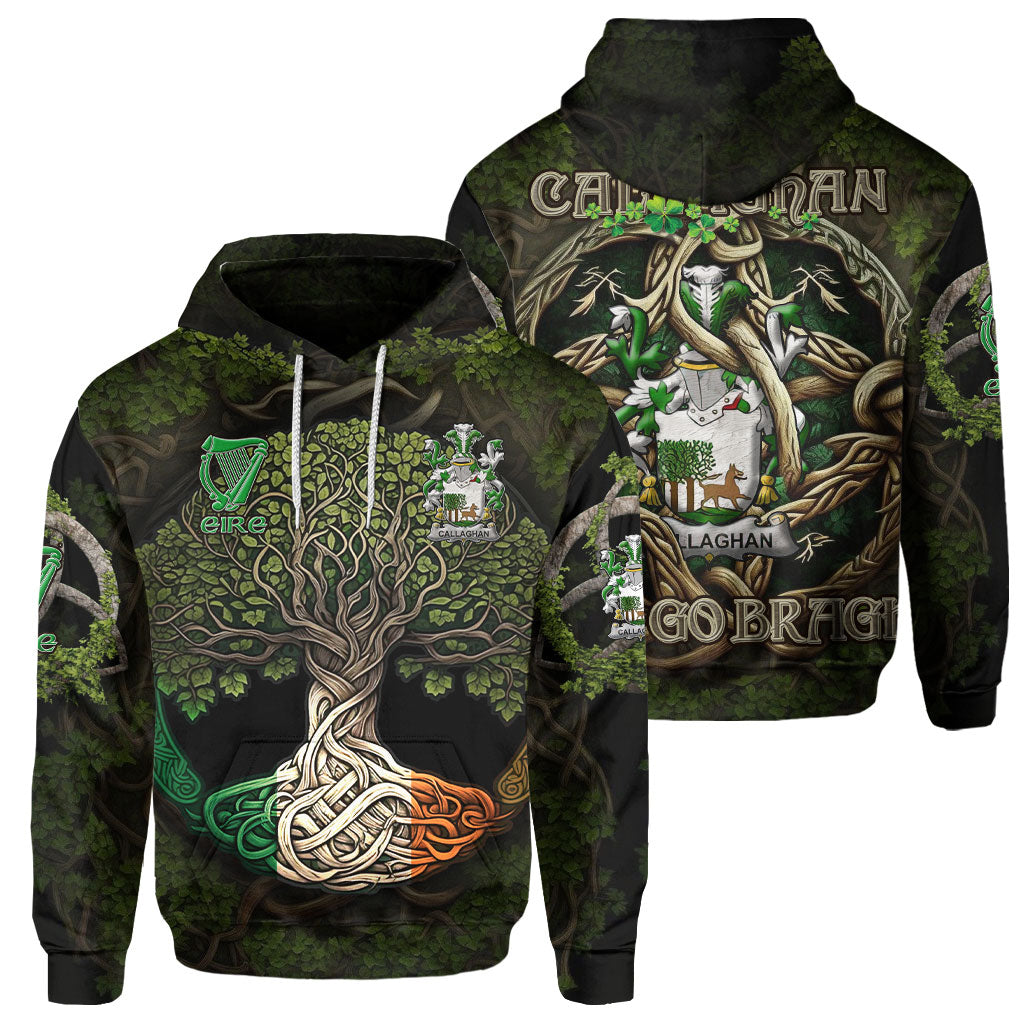 Callaghan or O Callaghan Hoodies Ireland Is My Root Style