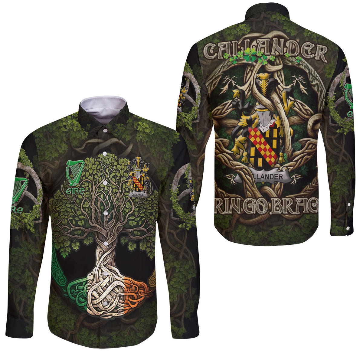 Callander Long Sleeve Button Shirts Ireland Is My Root Style