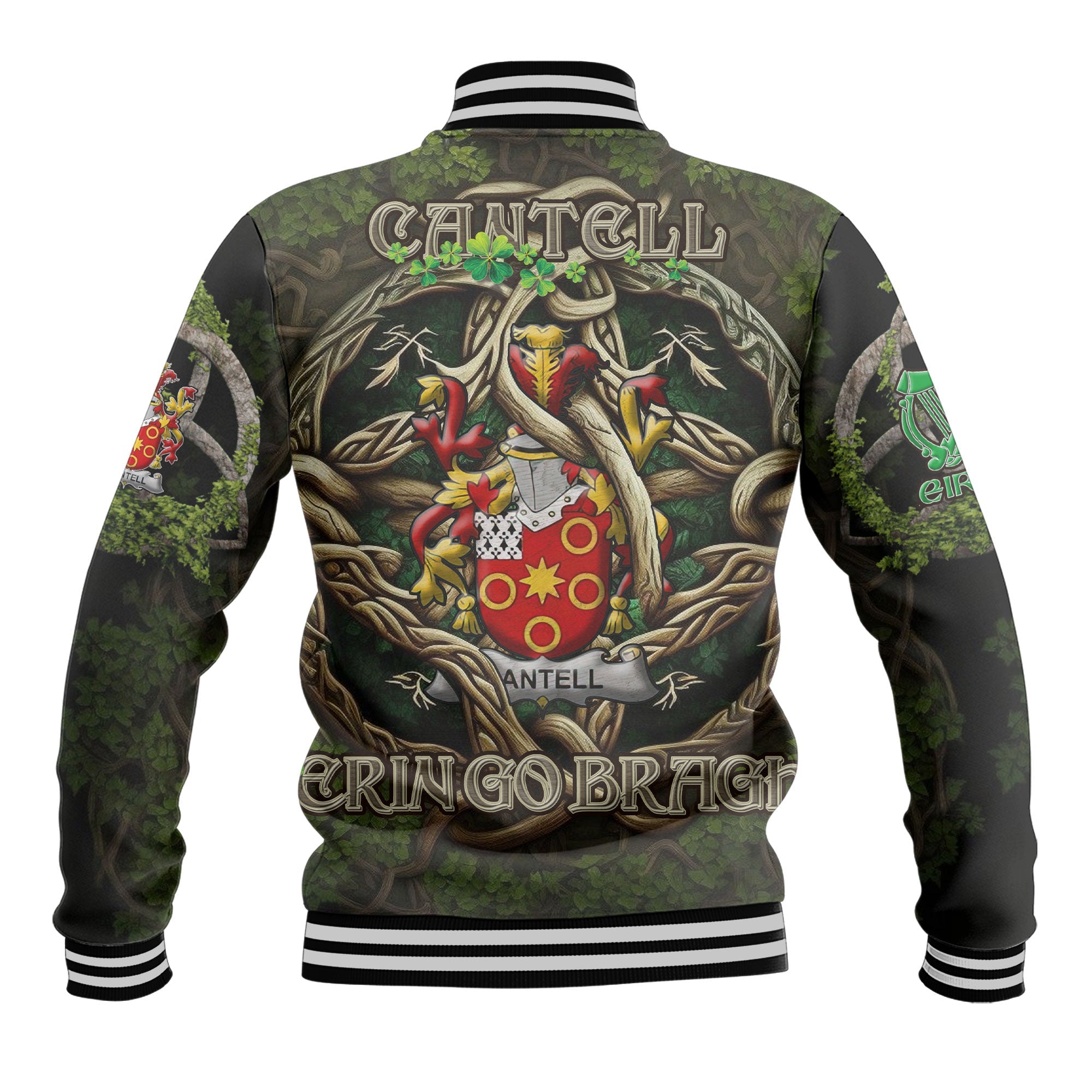 Cantell Baseball Jackets Ireland Is My Root Style