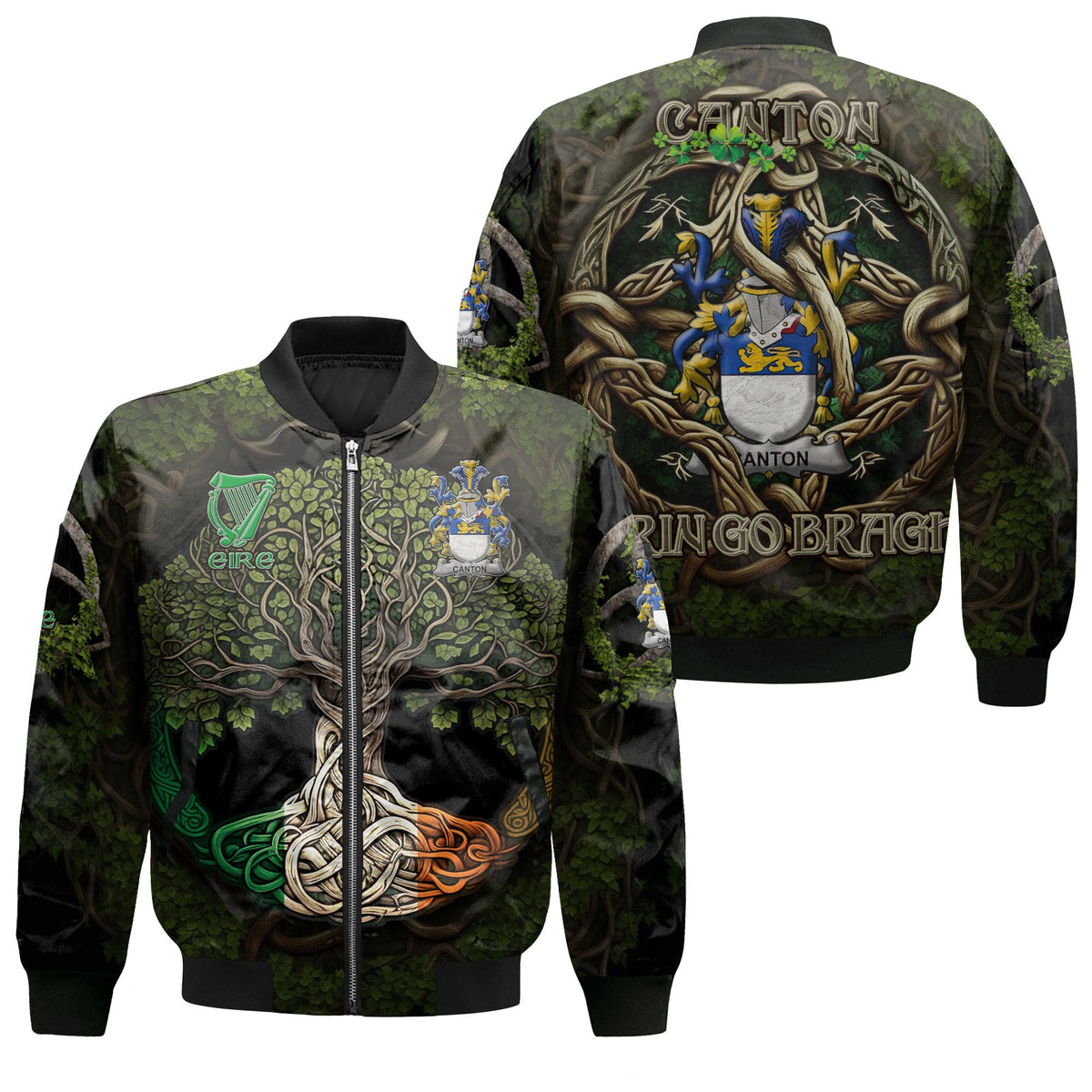 Canton Bomber Jackets Ireland Is My Root Style