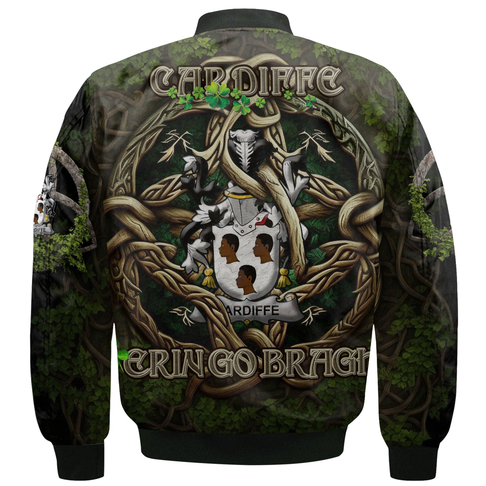 Cardiffe Bomber Jackets Ireland Is My Root Style