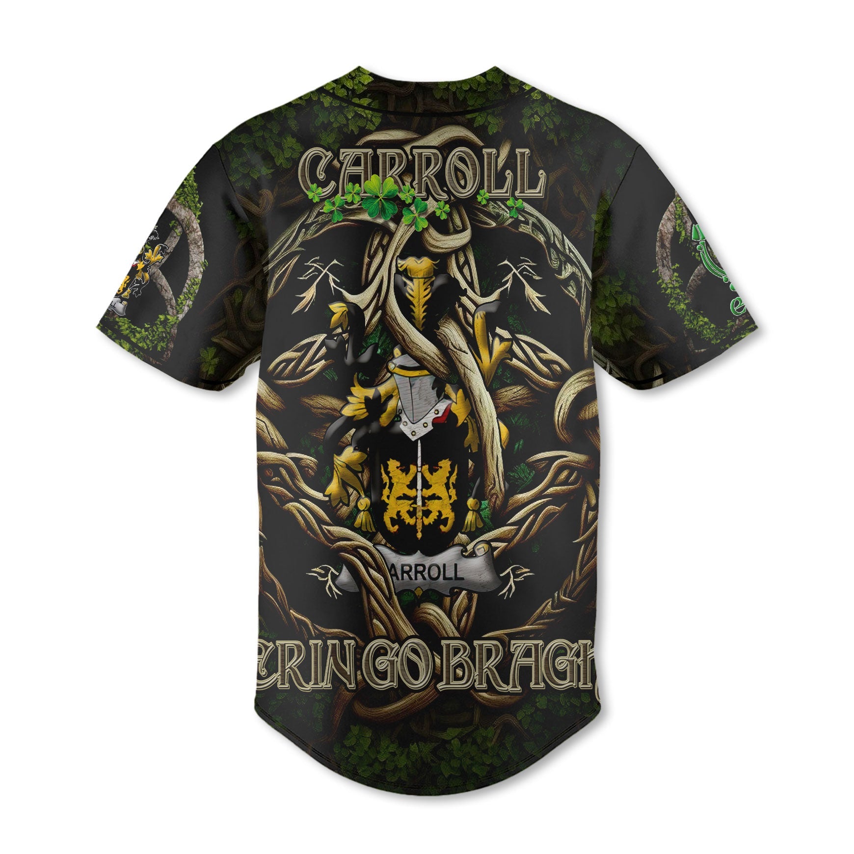 Carroll or O Carroll Baseball Jerseys Ireland Is My Root Style