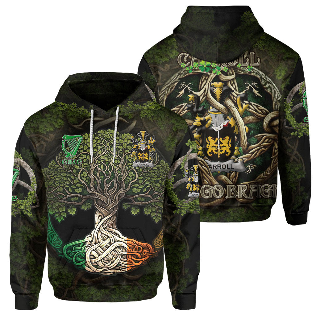 Carroll or O Carroll Hoodies Ireland Is My Root Style