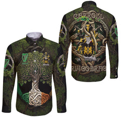 Carroll or O Carroll Long Sleeve Button Shirts Ireland Is My Root Style