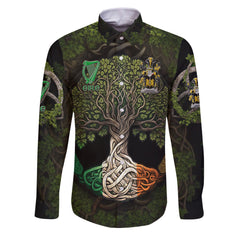 Carroll or O Carroll Long Sleeve Button Shirts Ireland Is My Root Style