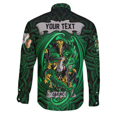 Carroll or O Carroll Long Sleeve Button Shirts The Green Dragon Of Ireland Style