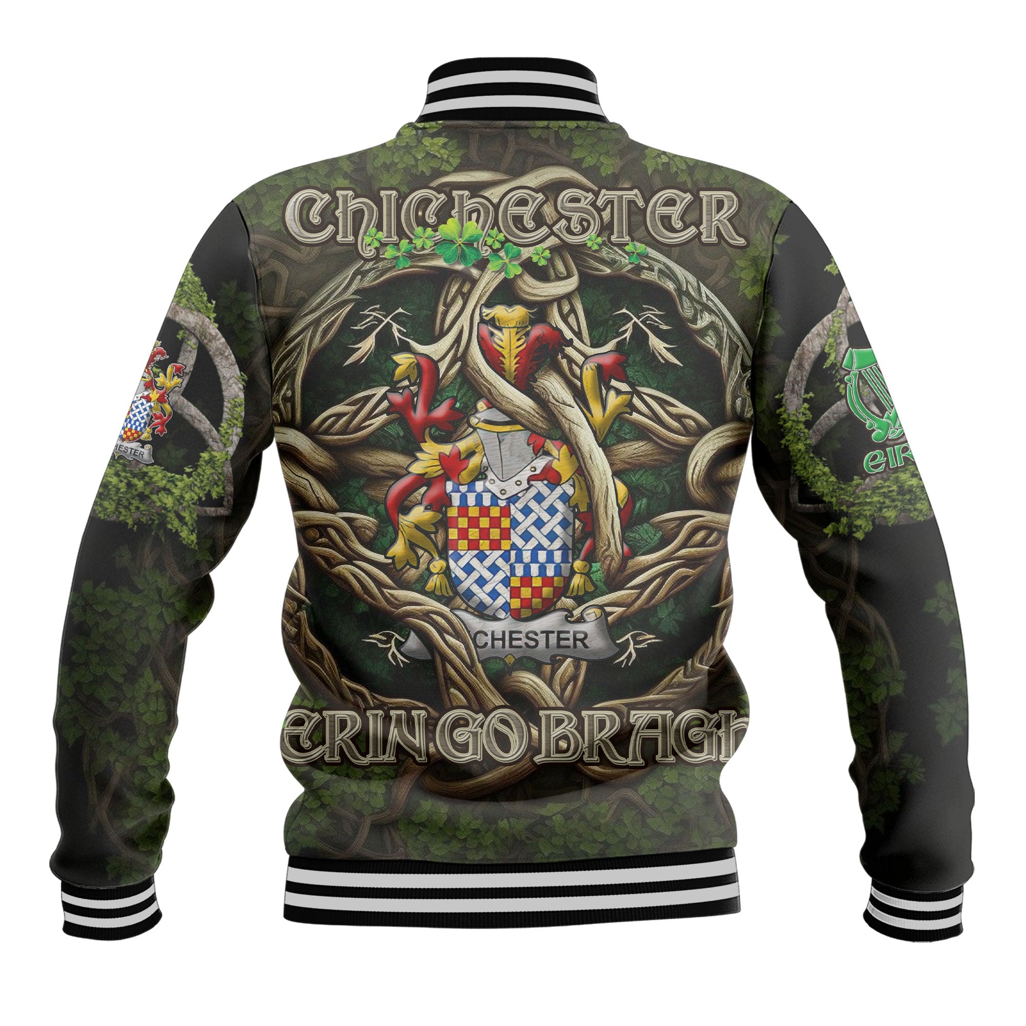 Chichester Baseball Jackets Ireland Is My Root Style