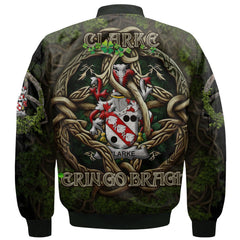 Clarke Bomber Jackets Ireland Is My Root Style