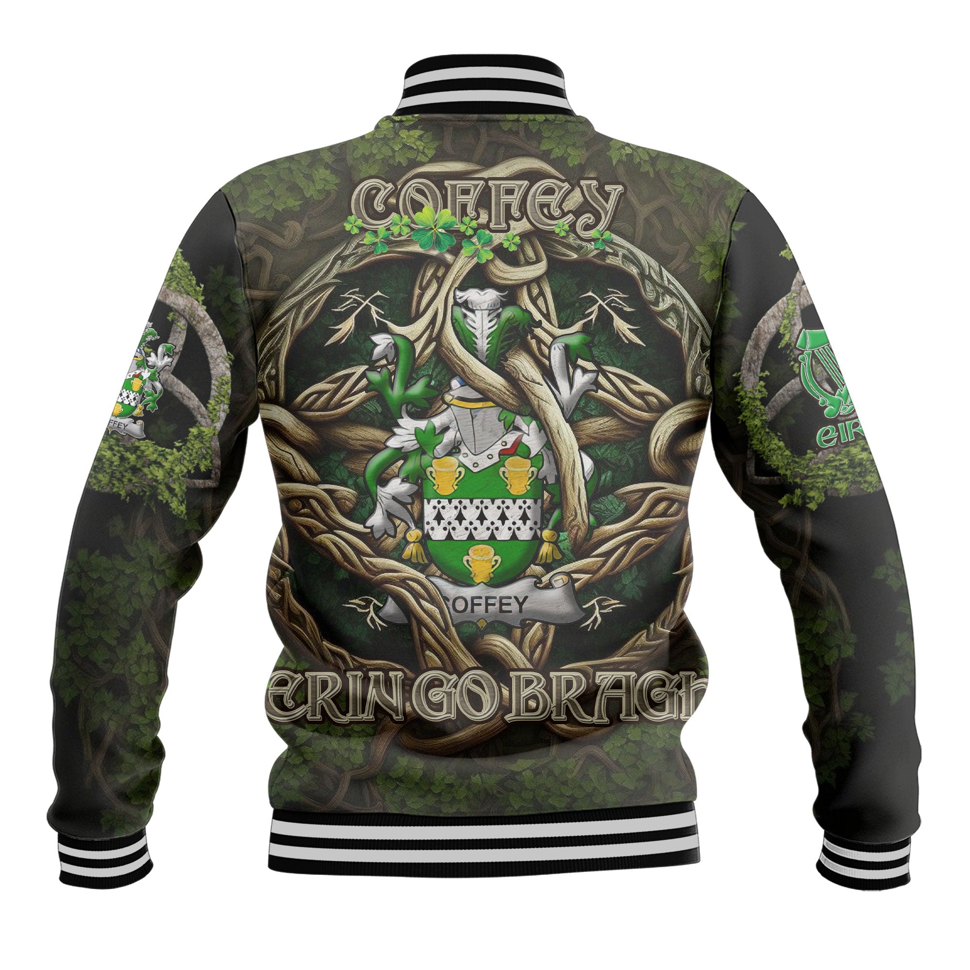 Coffey or O Coffey Baseball Jackets Ireland Is My Root Style