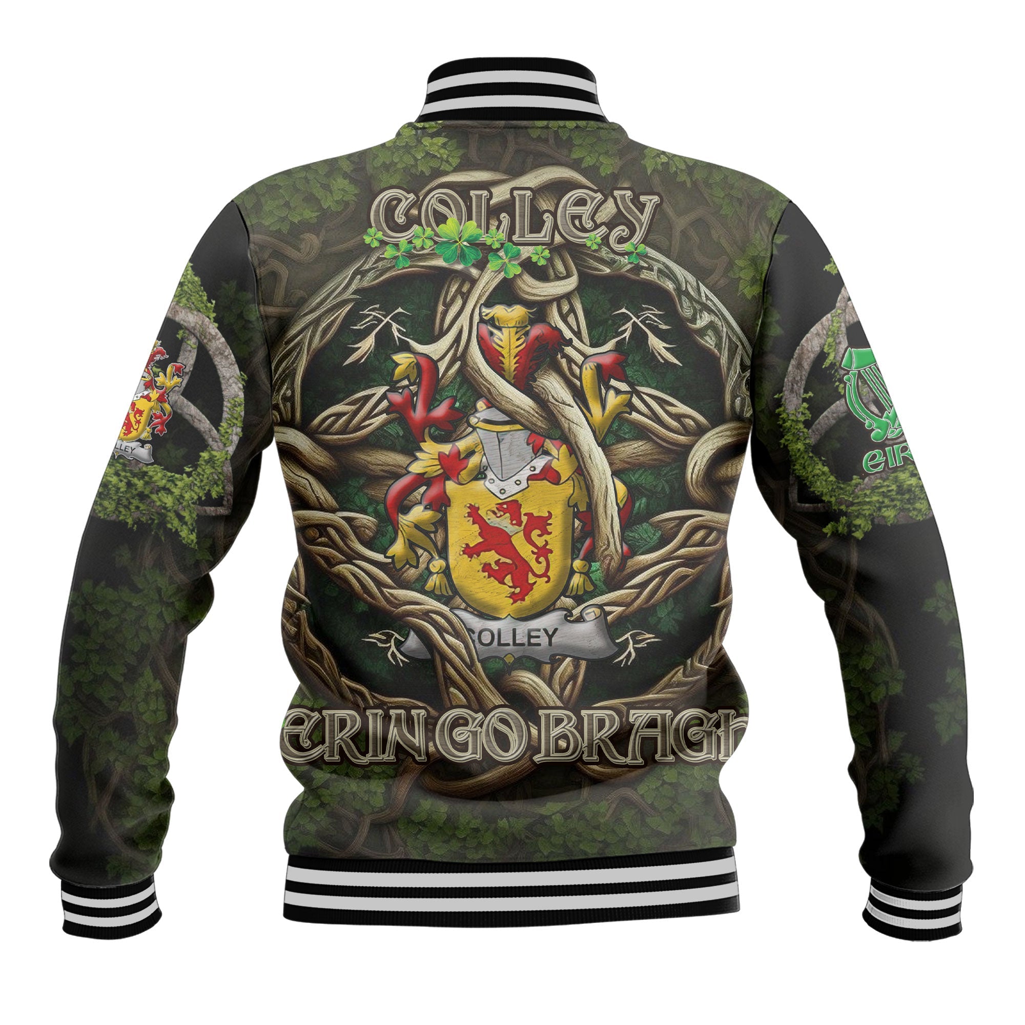 Colley or McColley Baseball Jackets Ireland Is My Root Style