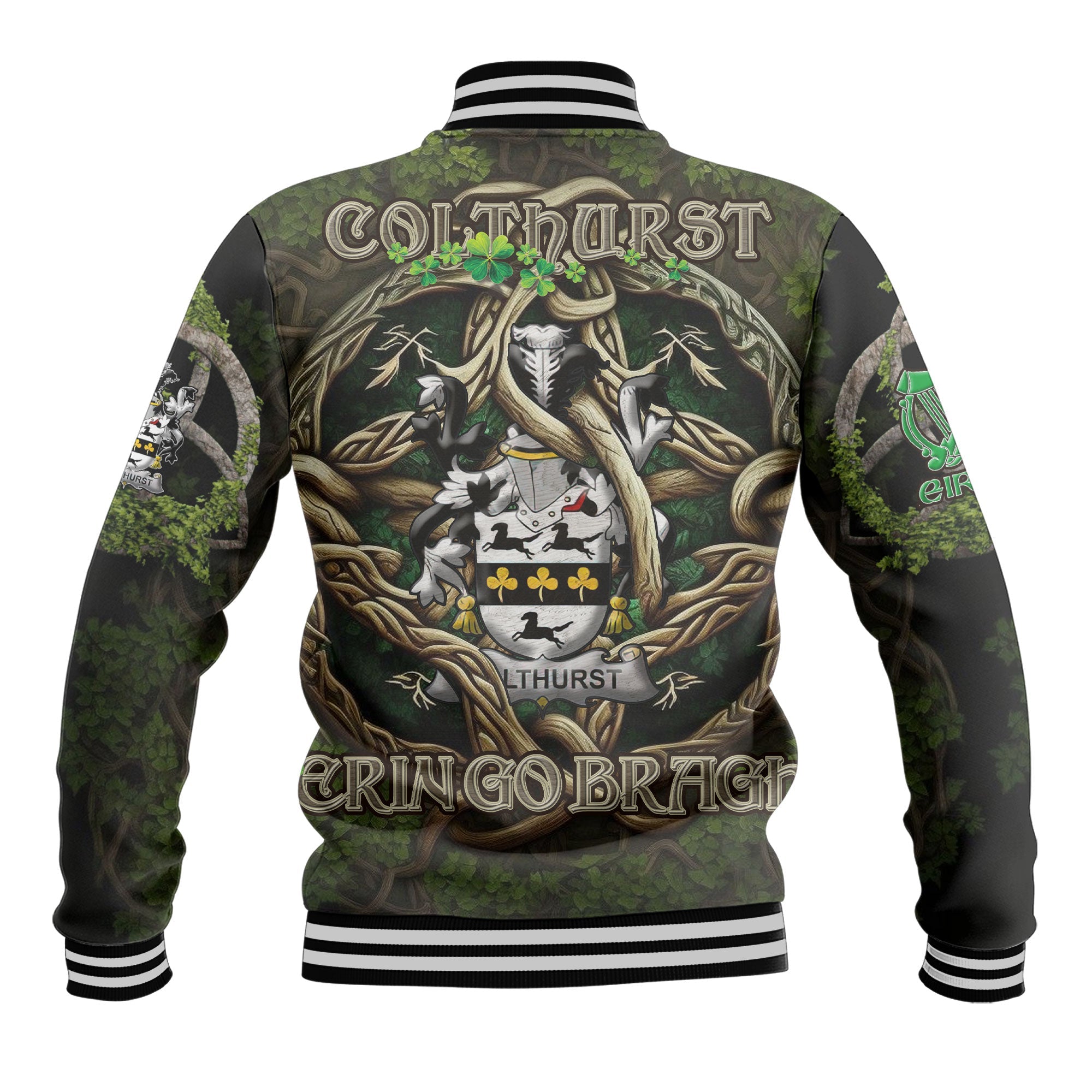 Colthurst Baseball Jackets Ireland Is My Root Style