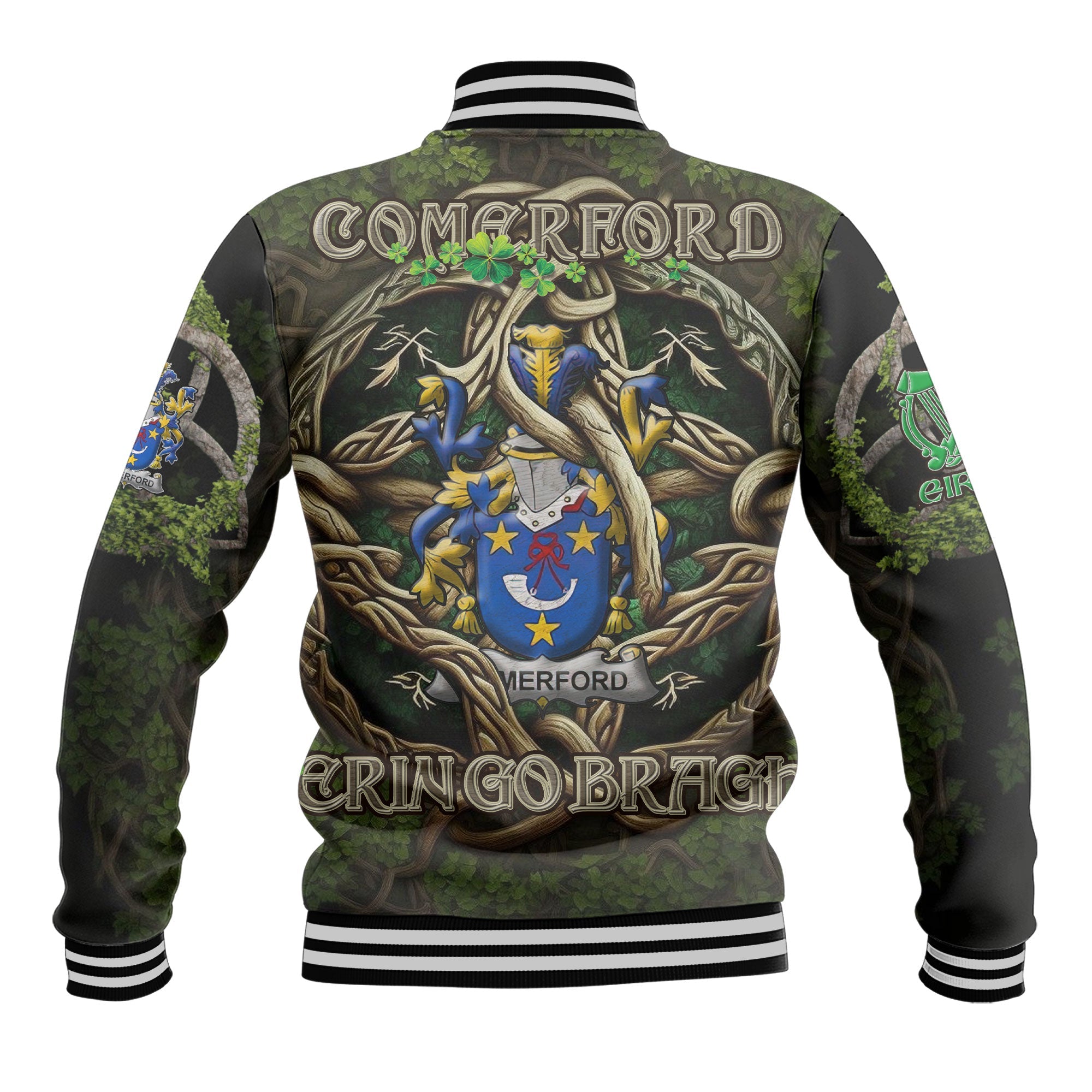 Comerford Baseball Jackets Ireland Is My Root Style