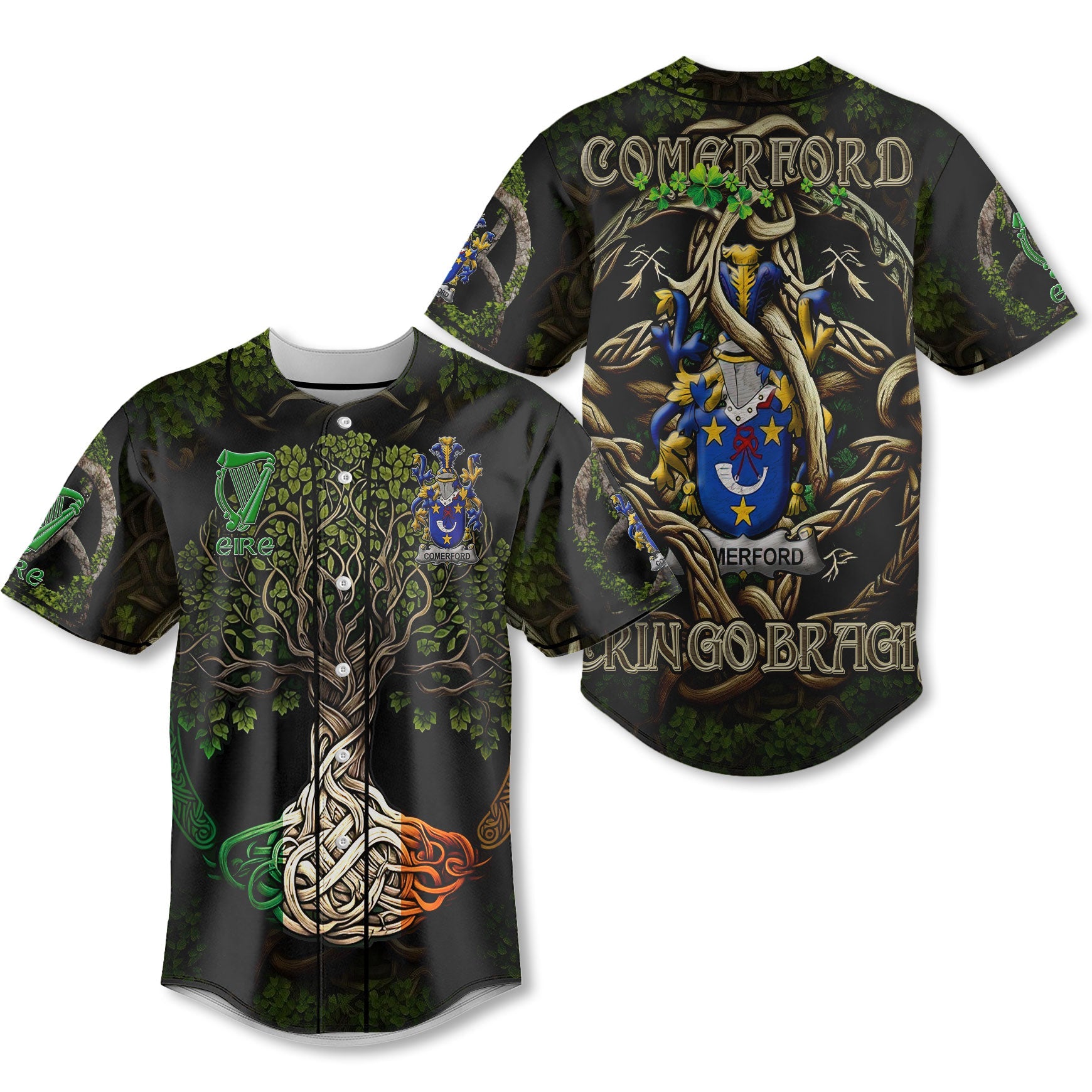Comerford Baseball Jerseys Ireland Is My Root Style