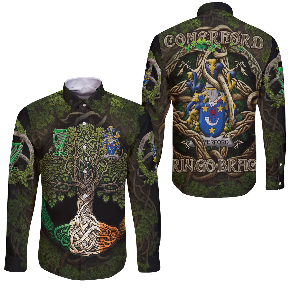 Comerford Long Sleeve Button Shirts Ireland Is My Root Style