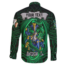 Comerford Long Sleeve Button Shirts The Green Dragon Of Ireland Style