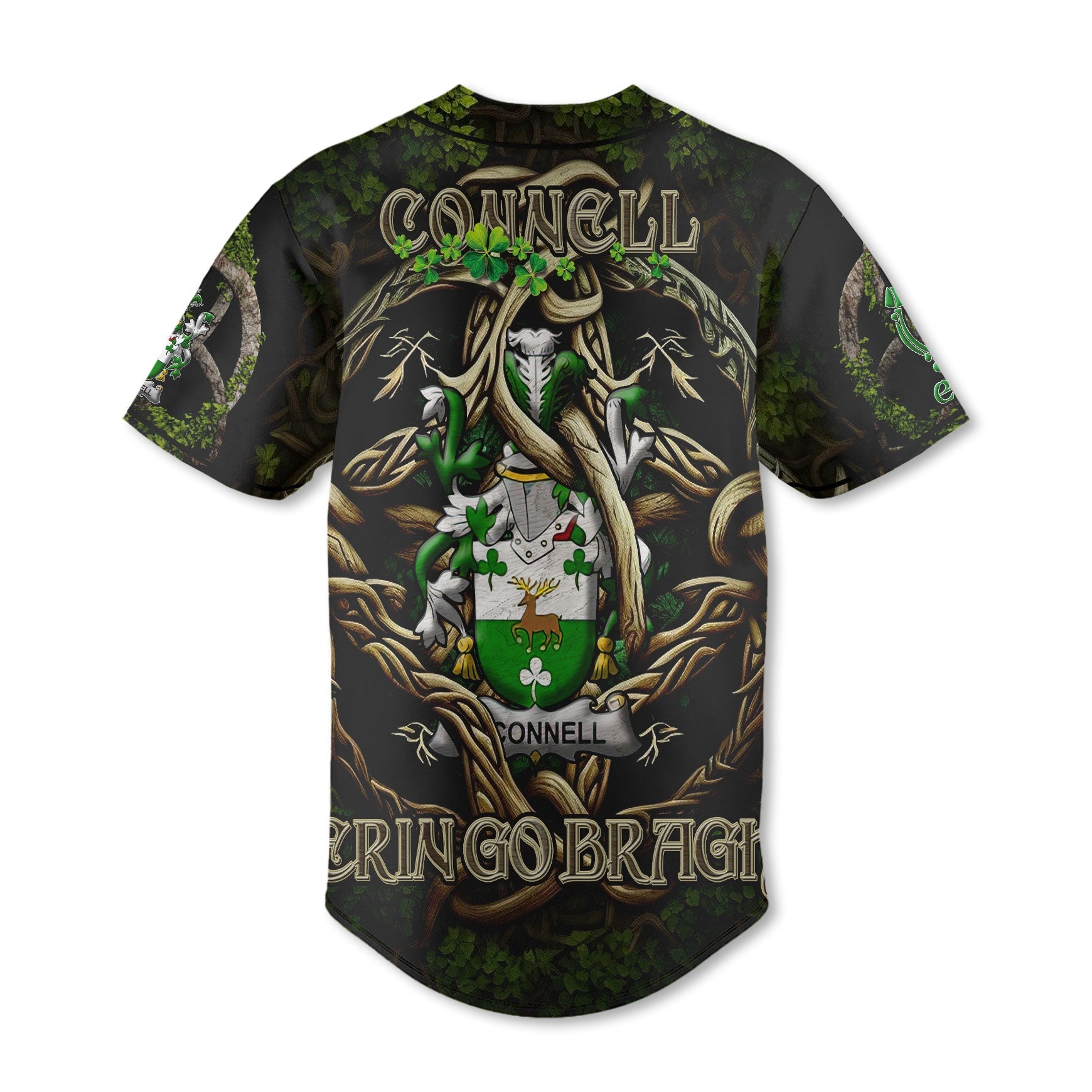 Connell or O Connell Baseball Jerseys Ireland Is My Root Style