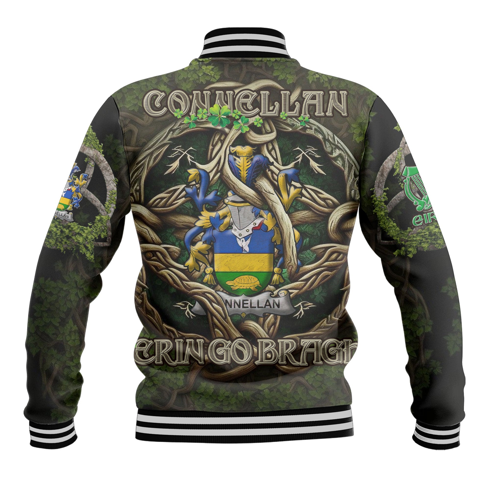 Connellan or O Connellan Baseball Jackets Ireland Is My Root Style