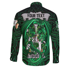 Connor or O Connor Don Long Sleeve Button Shirts The Green Dragon Of Ireland Style