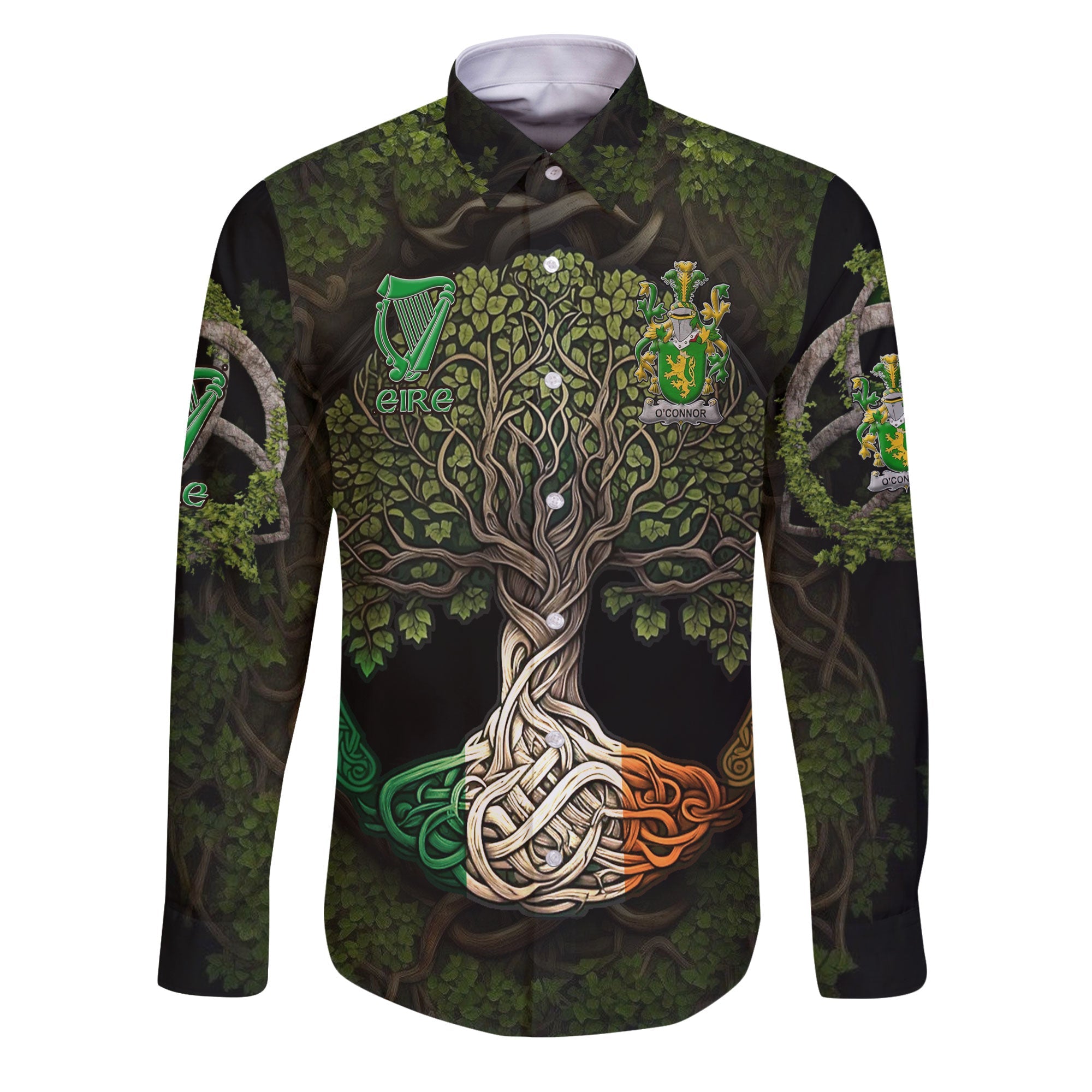 Connor or O Connor Kerry Long Sleeve Button Shirts Ireland Is My Root Style