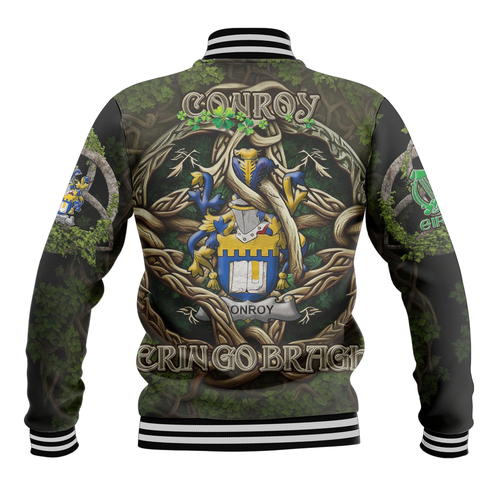 Conroy or O Mulconroy Baseball Jackets Ireland Is My Root Style