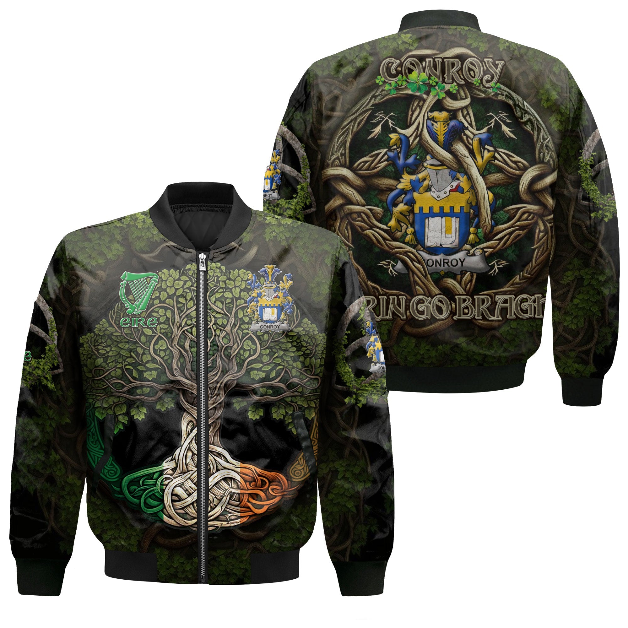 Conroy or O Mulconroy Bomber Jackets Ireland Is My Root Style