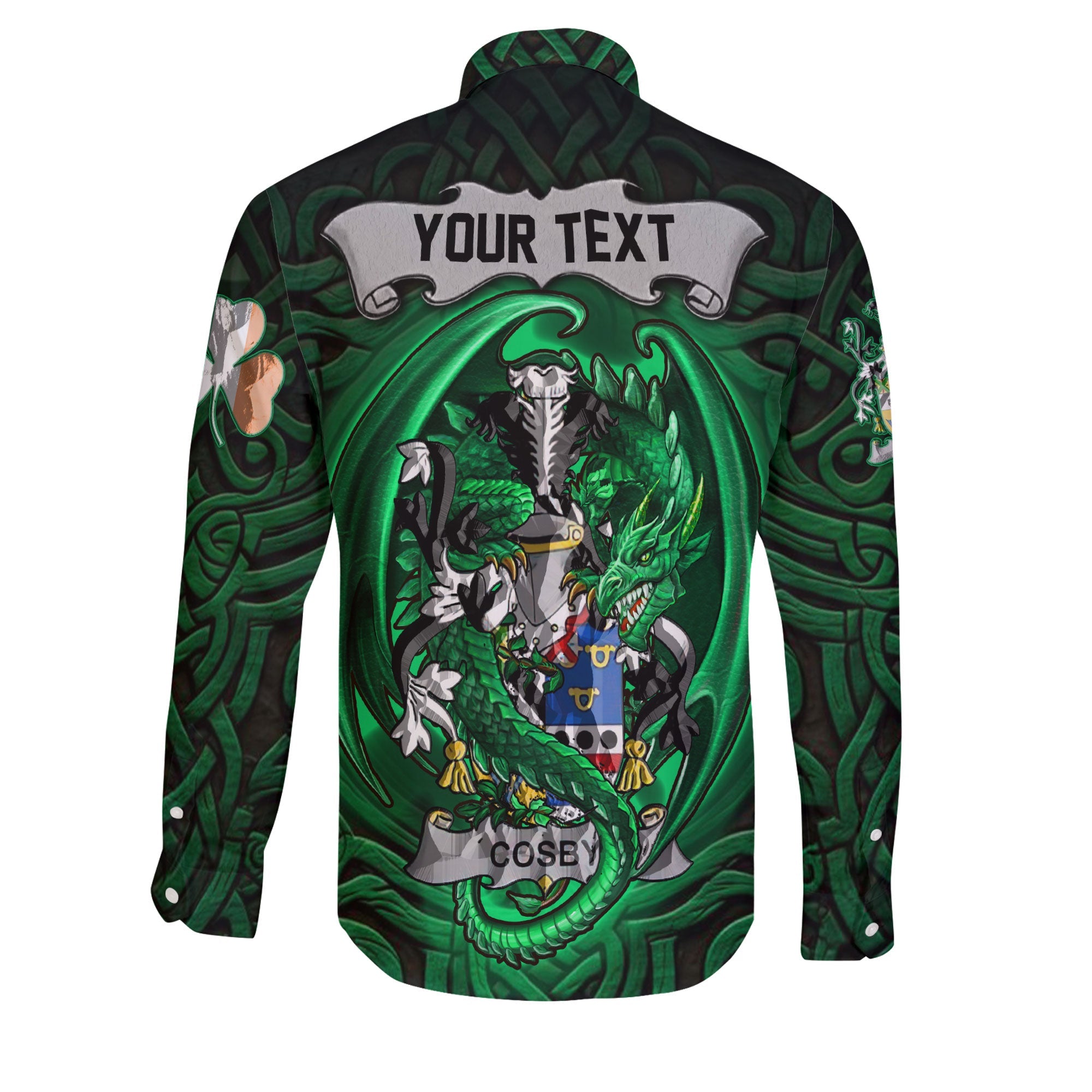 Cosby Lord Sydney Long Sleeve Button Shirts The Green Dragon Of Ireland Style