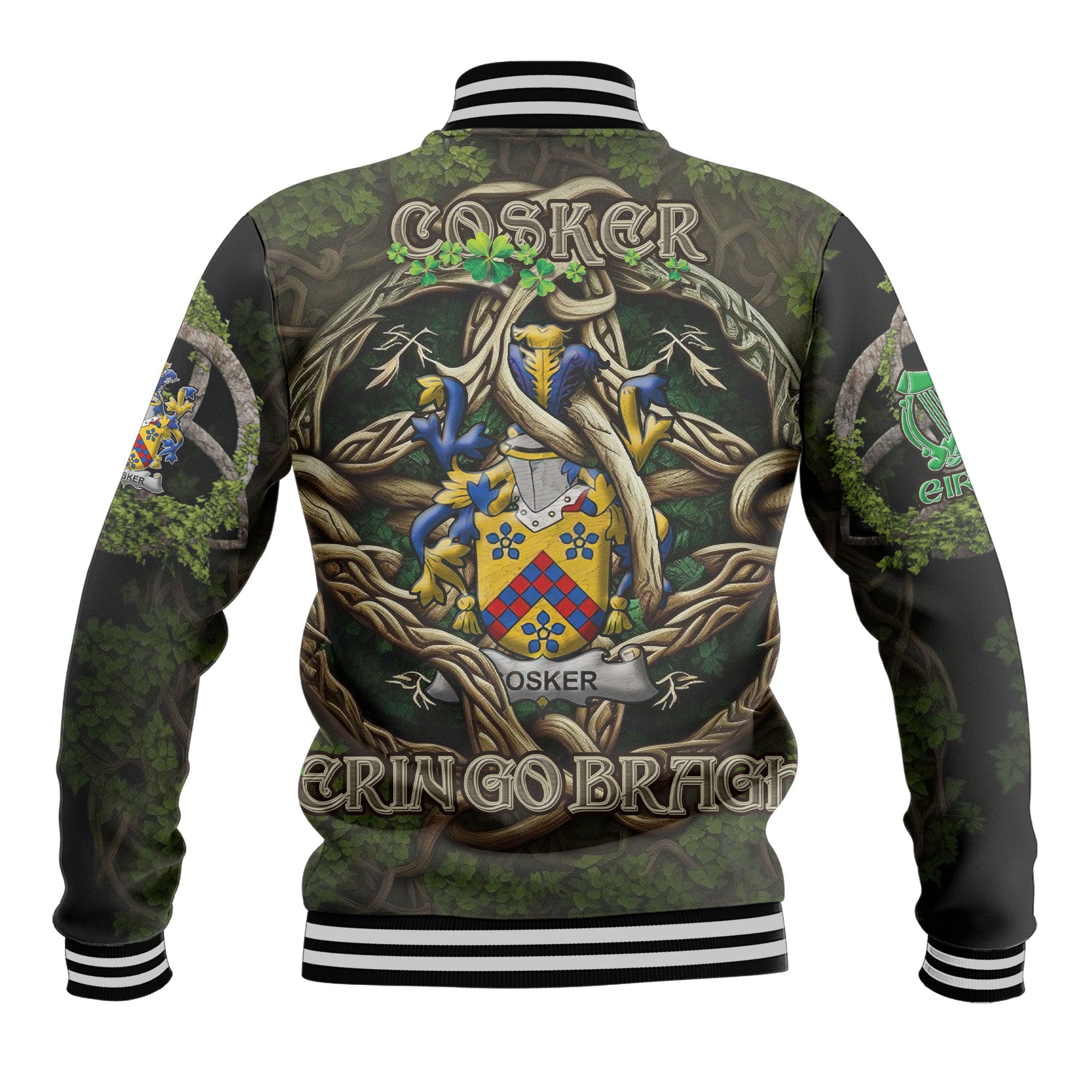 Cosker or McCosker Baseball Jackets Ireland Is My Root Style