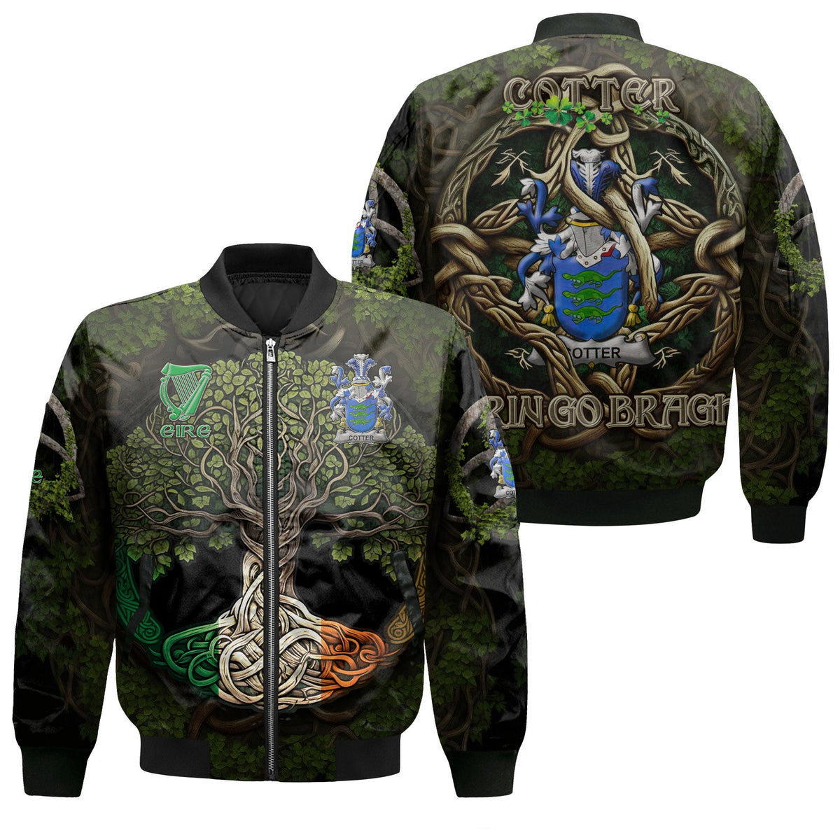 Cotter or MacCotter Bomber Jackets Ireland Is My Root Style