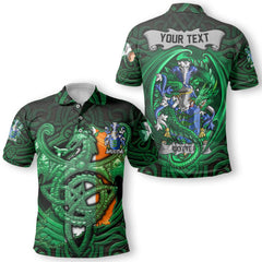 Cotter or MacCotter Polo Shirts The Green Dragon Of Ireland Style