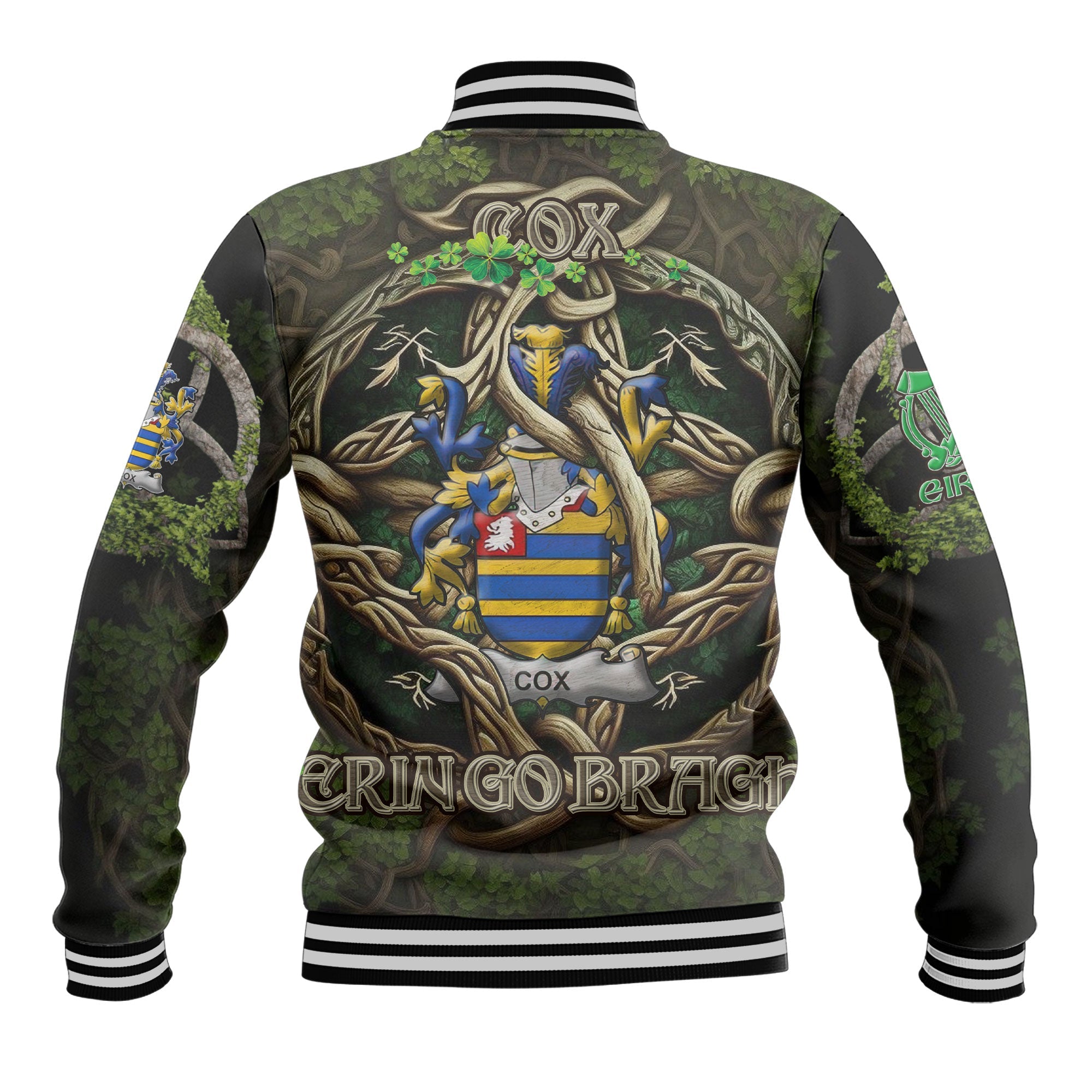 Cox Baseball Jackets Ireland Is My Root Style