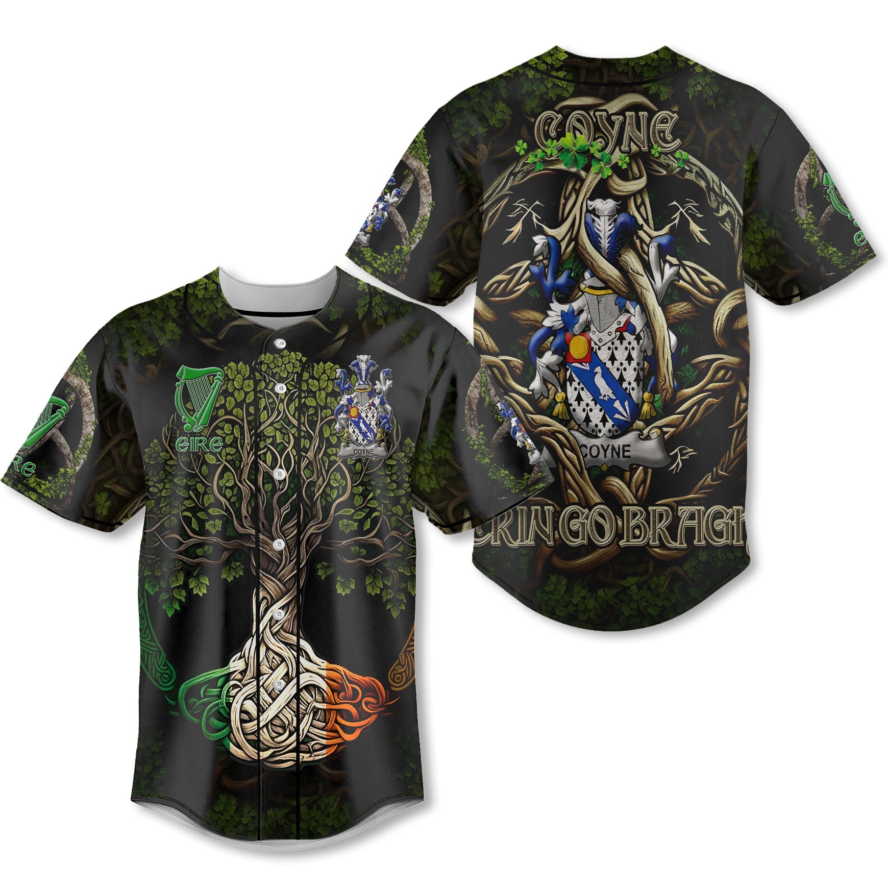 Coyne or O Coyne Baseball Jerseys Ireland Is My Root Style